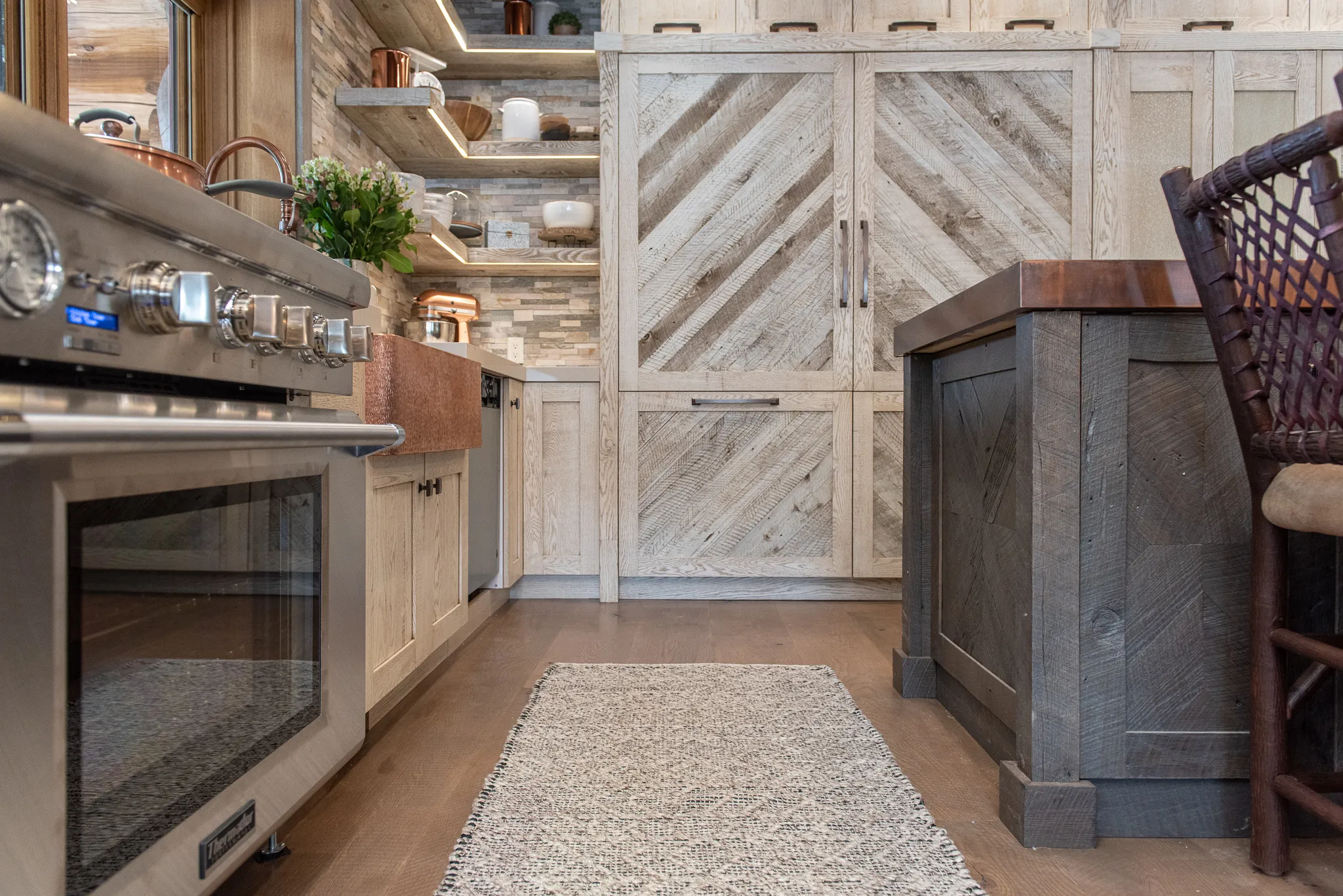Cabin on the Lake luxury custom home interior design by Interior Concepts Design House