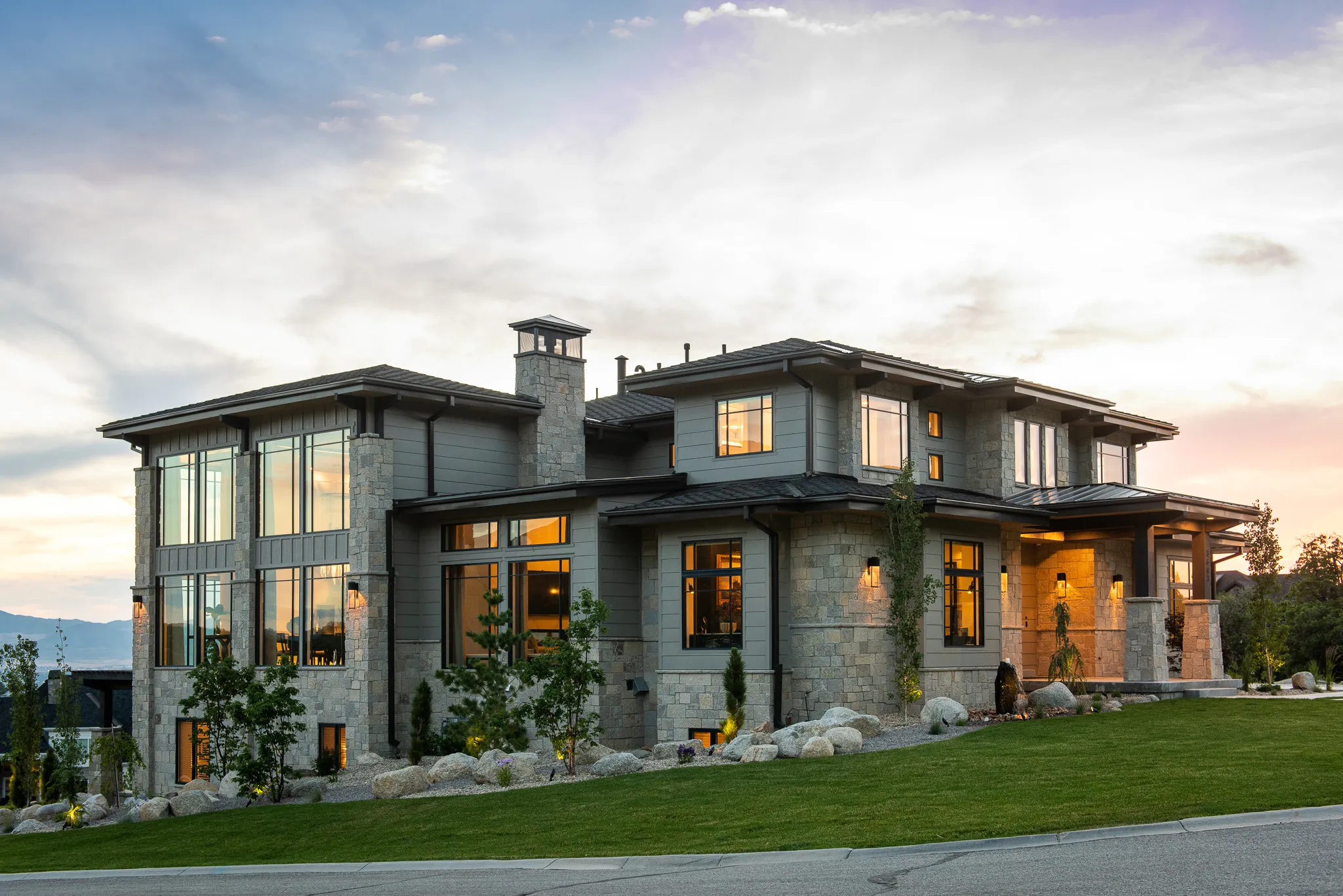 Canyon Estate luxury custom home interior design by Interior Concepts Design House