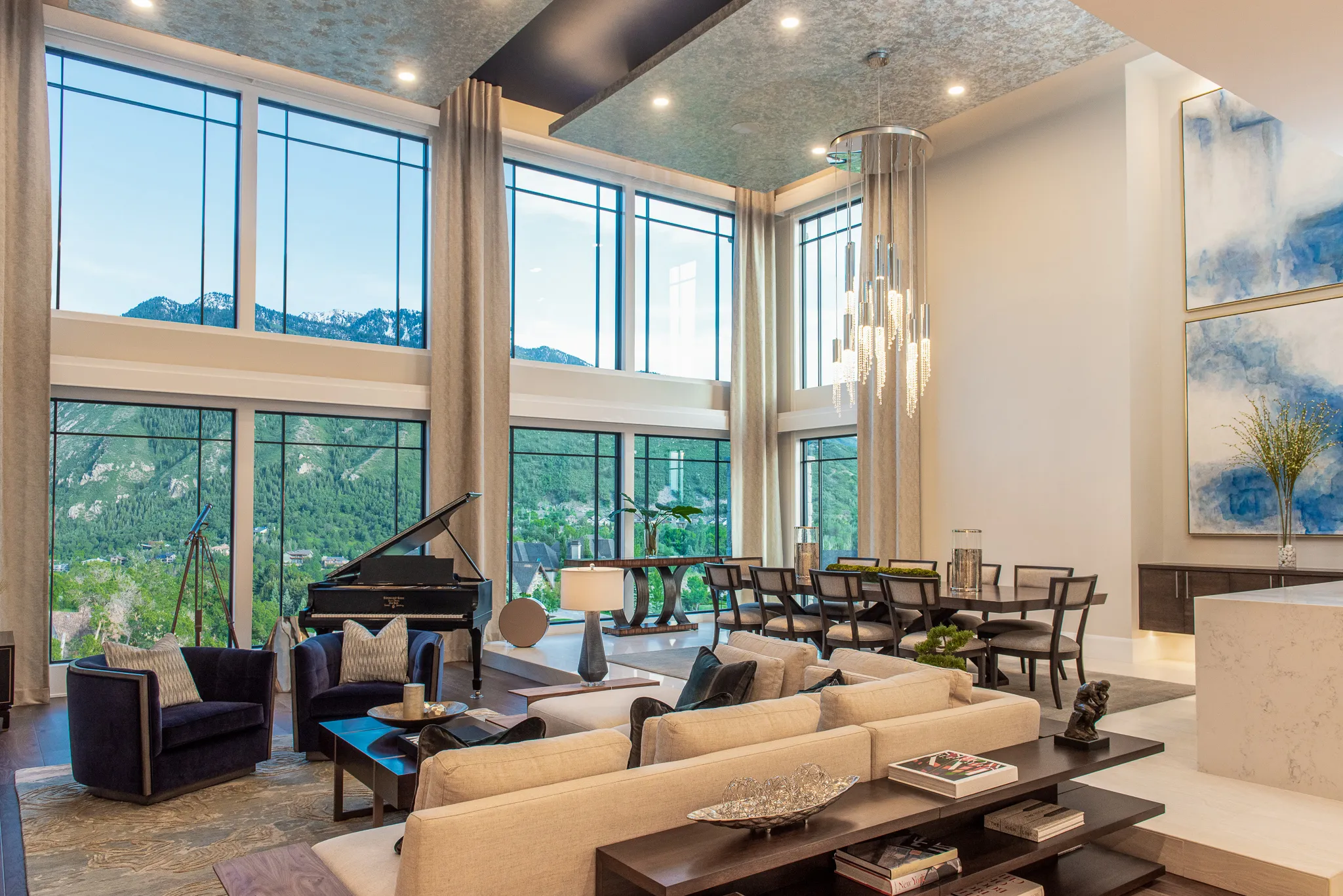 Canyon Estate luxury custom home interior design by Interior Concepts Design House