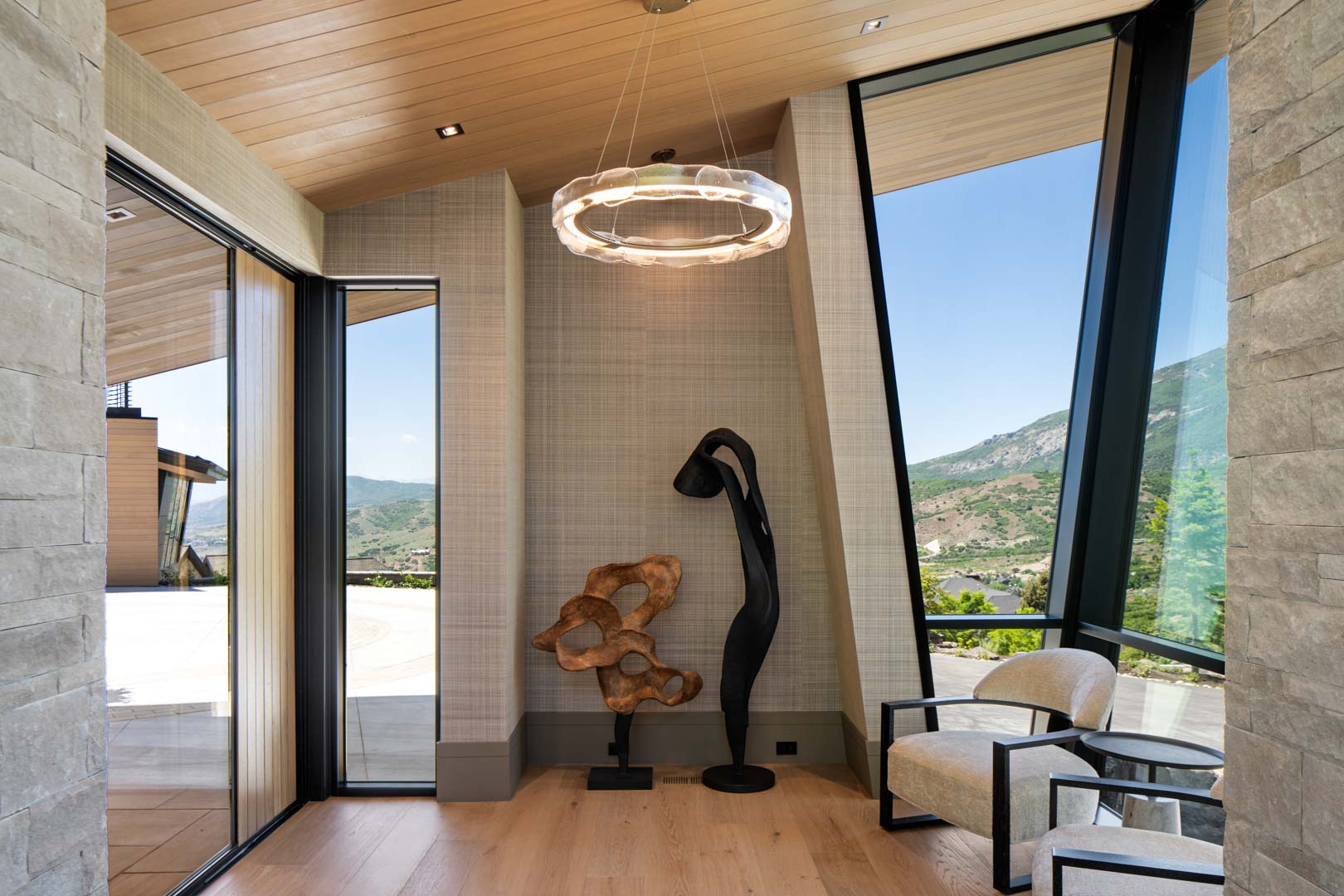 Evergreen Summit luxury interior design details