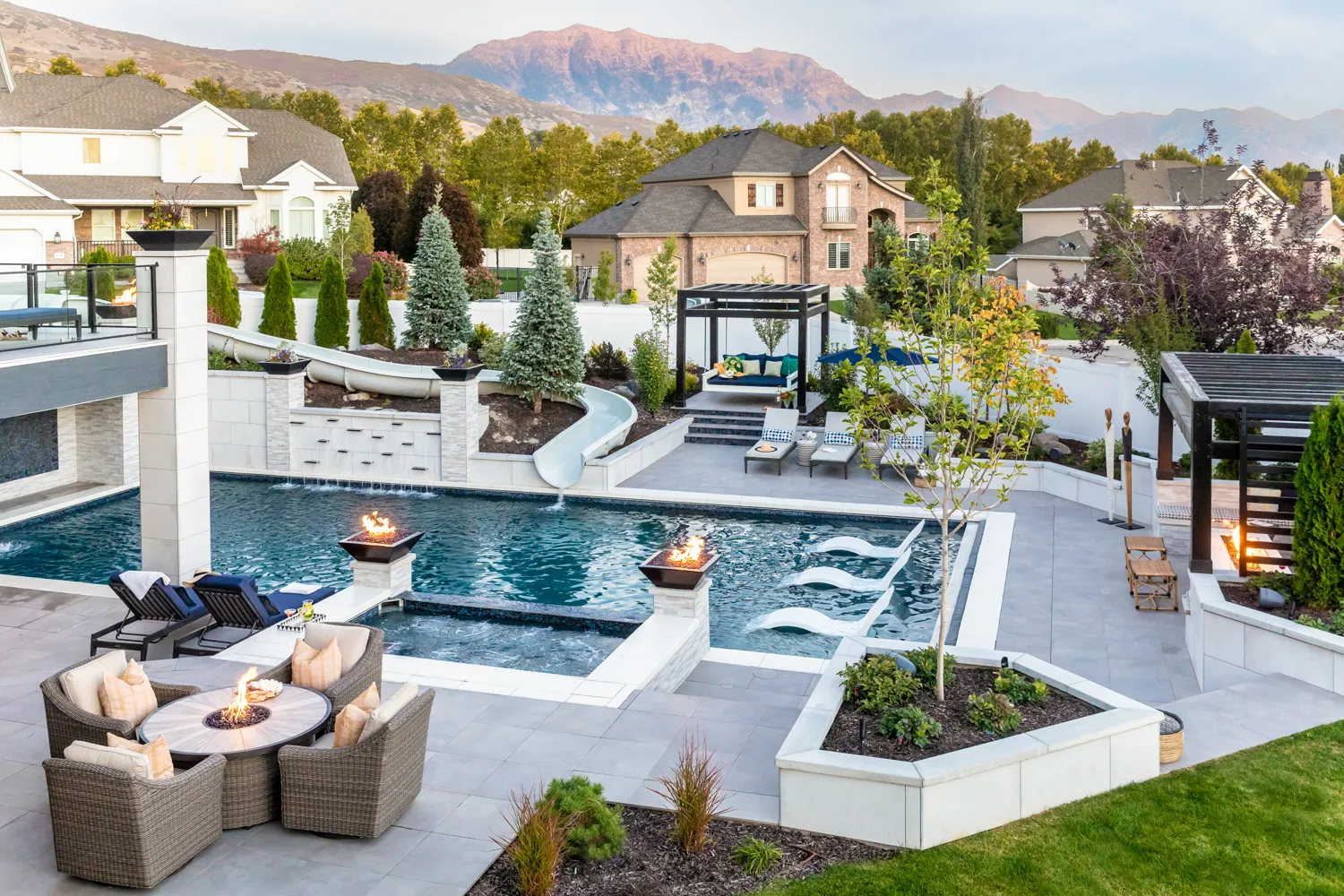 Backyard Paradise luxury pool and outdoor living design by Interior Concepts Design House
