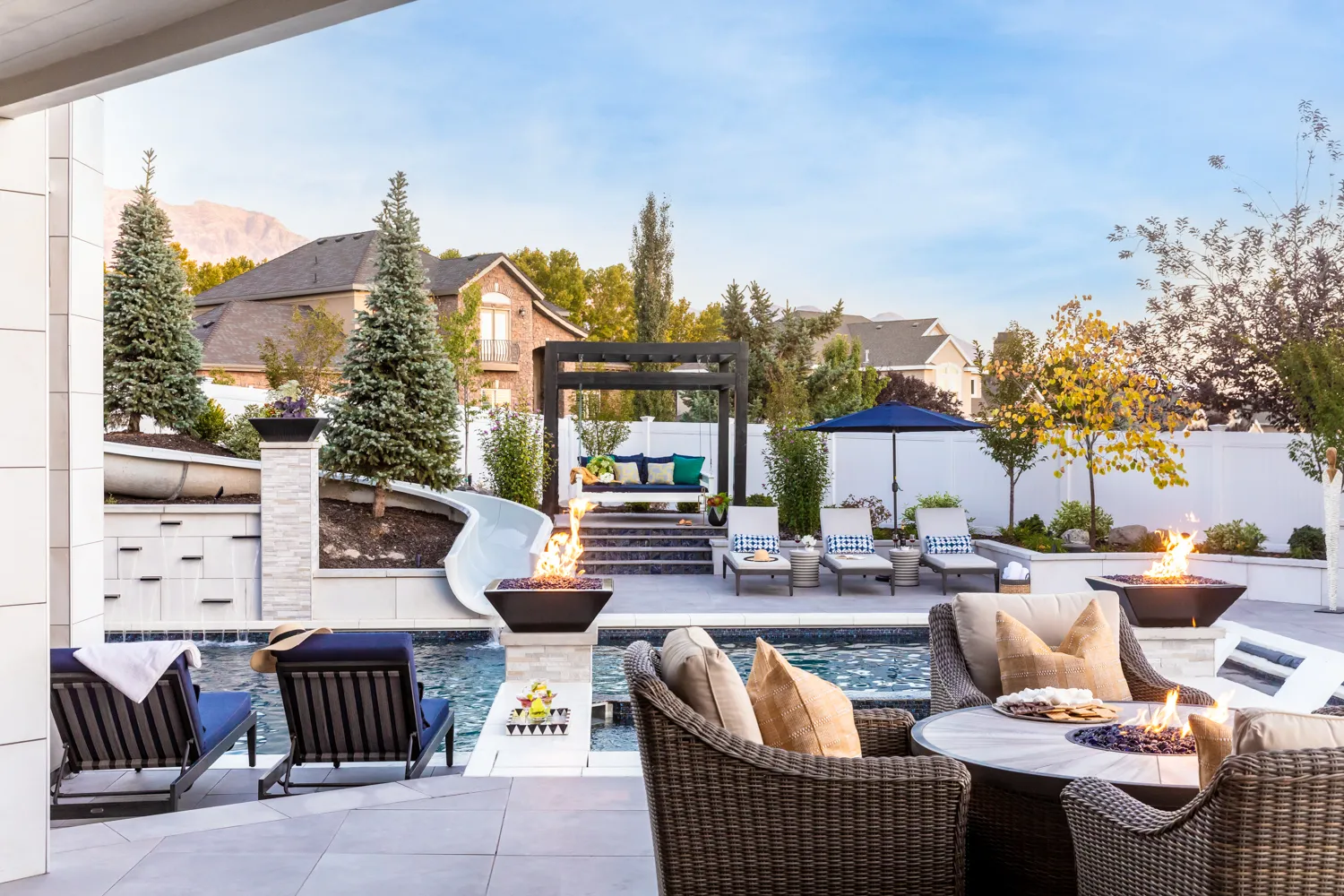 Backyard Paradise luxury pool and outdoor living design by Interior Concepts Design House