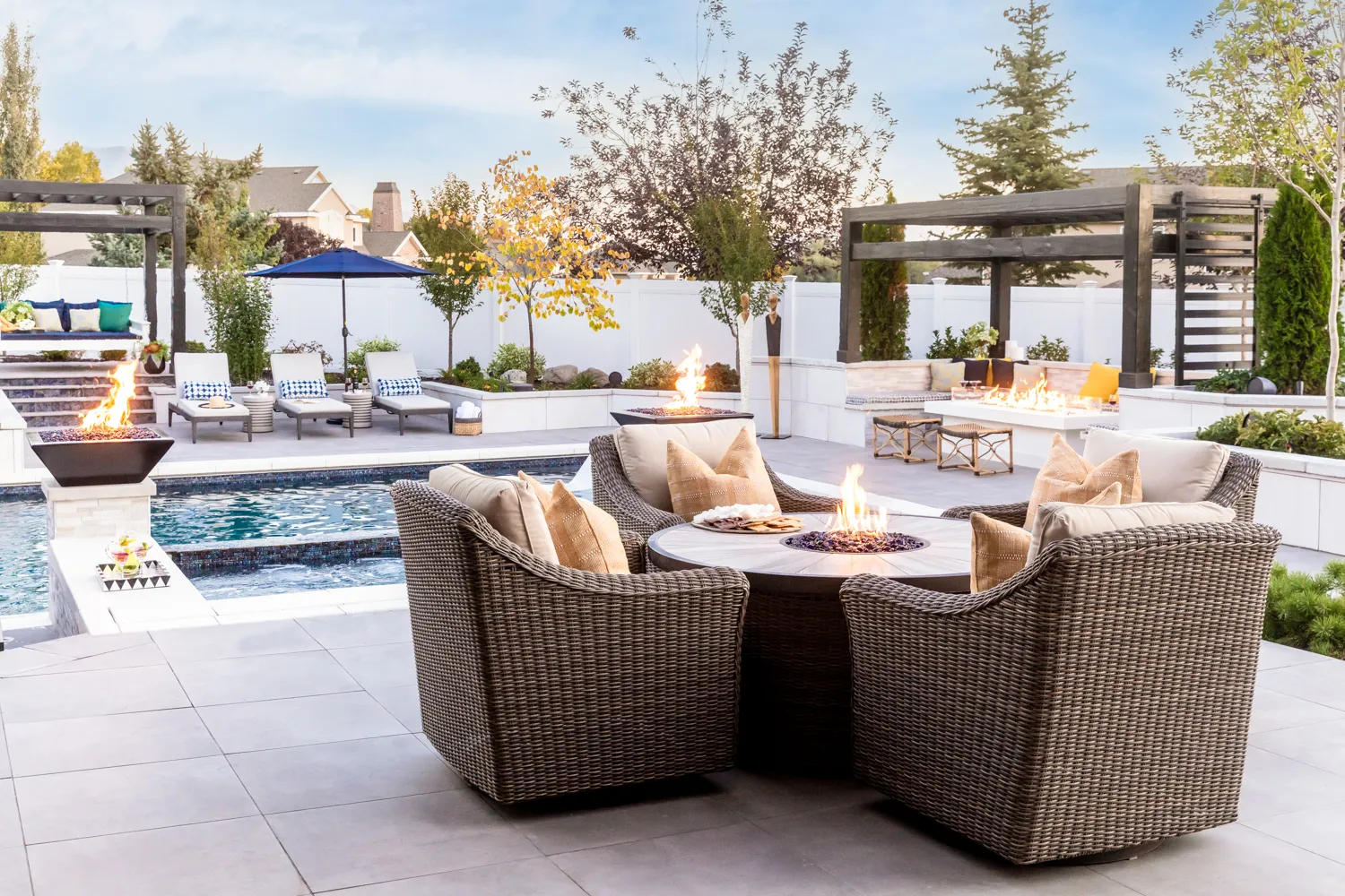 Backyard Paradise luxury pool and outdoor living design by Interior Concepts Design House
