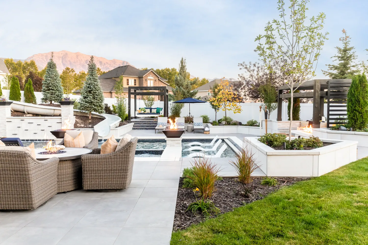 Backyard Paradise luxury pool and outdoor living design by Interior Concepts Design House