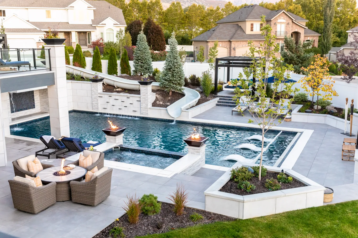 Backyard Paradise luxury pool and outdoor living design by Interior Concepts Design House