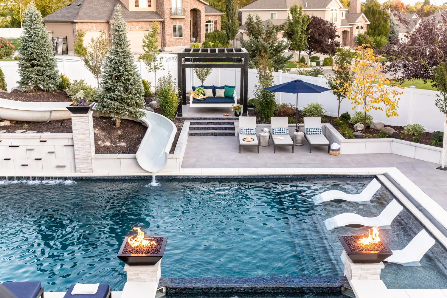 Backyard Paradise luxury pool and outdoor living design by Interior Concepts Design House