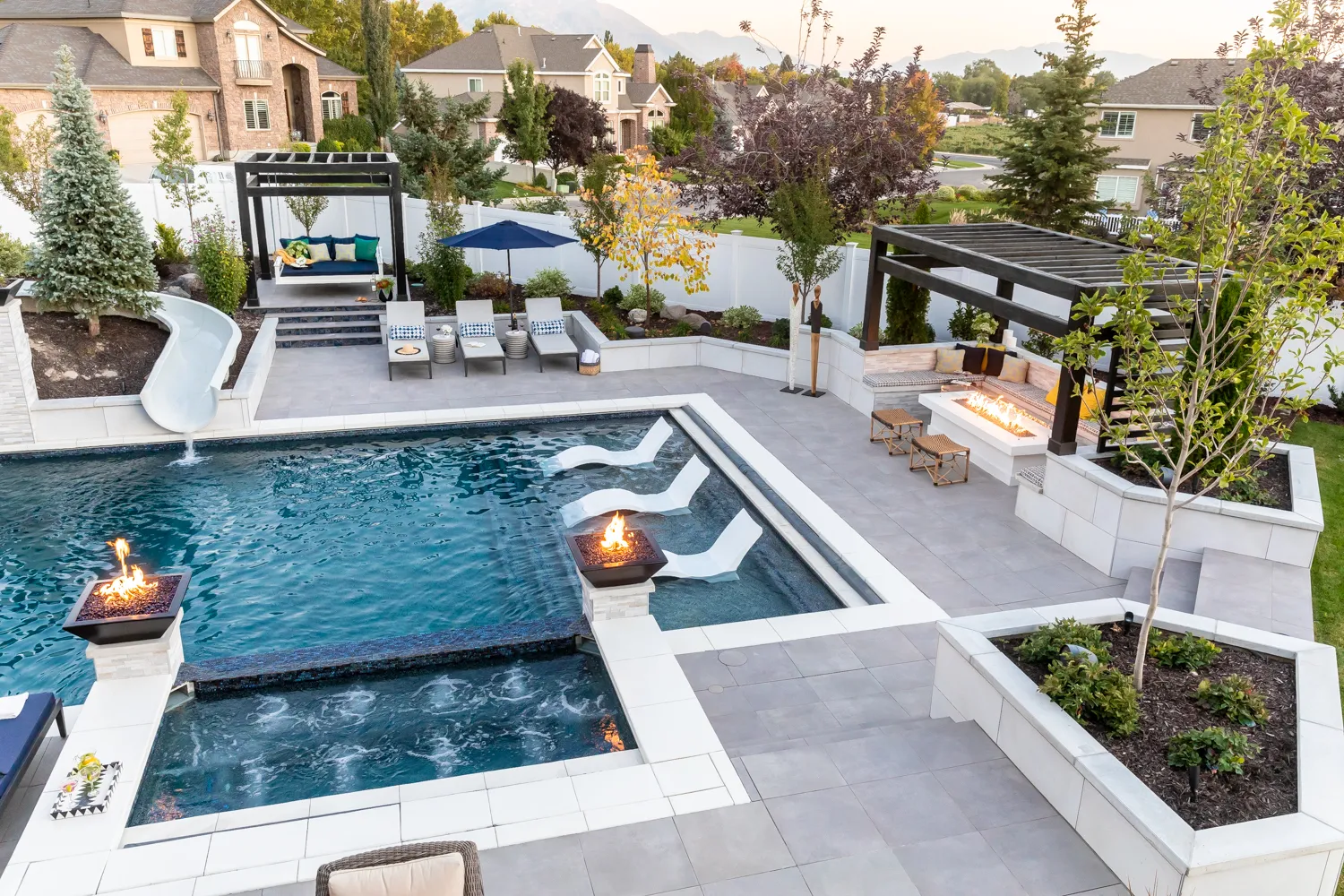Backyard Paradise luxury pool and outdoor living design by Interior Concepts Design House