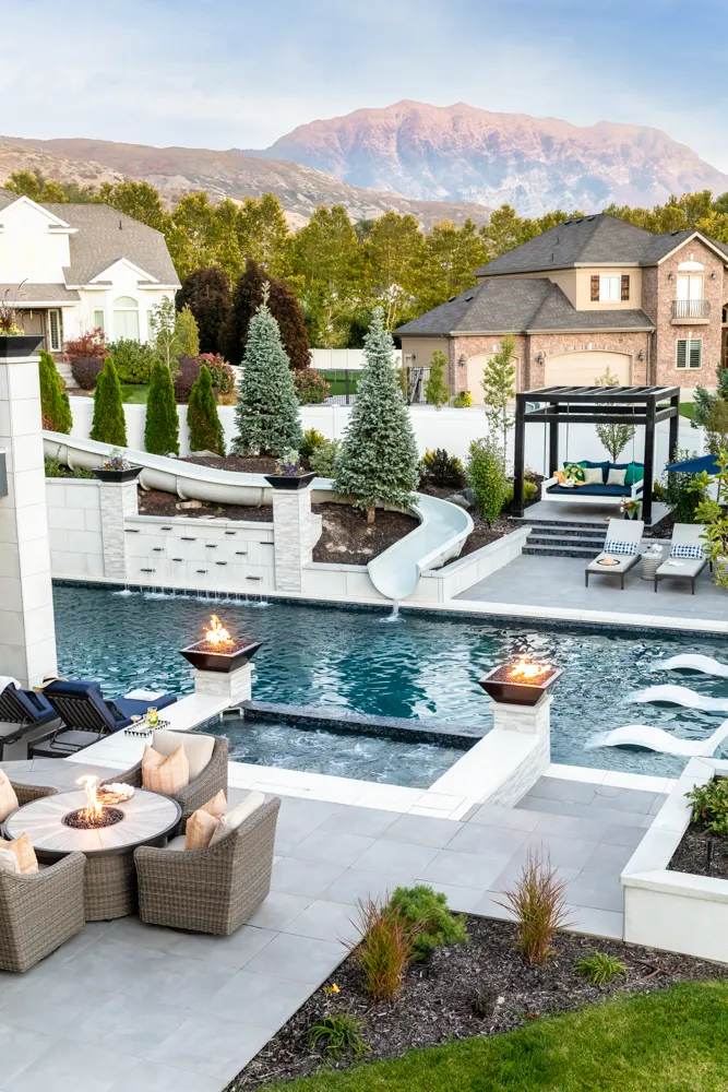 Backyard Paradise luxury pool and outdoor living design by Interior Concepts Design House