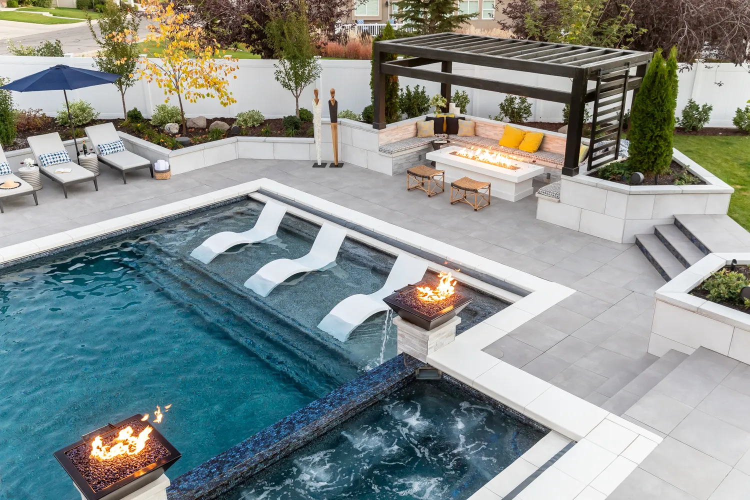Backyard Paradise luxury pool and outdoor living design by Interior Concepts Design House