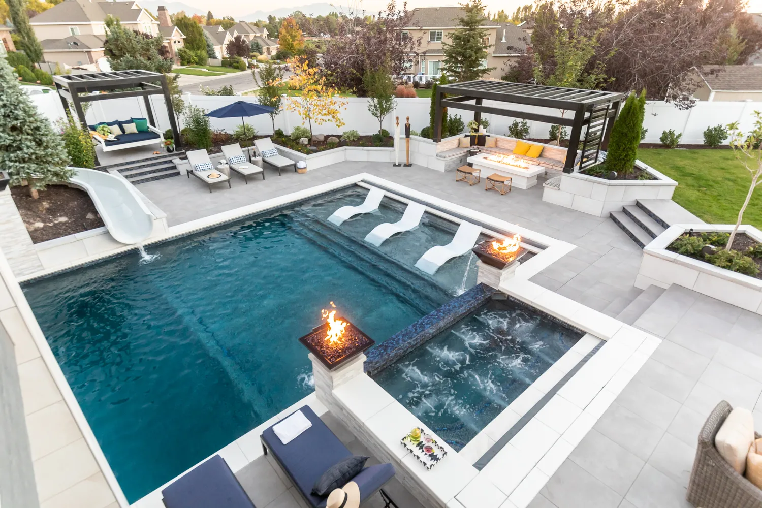 Backyard Paradise luxury pool and outdoor living design by Interior Concepts Design House