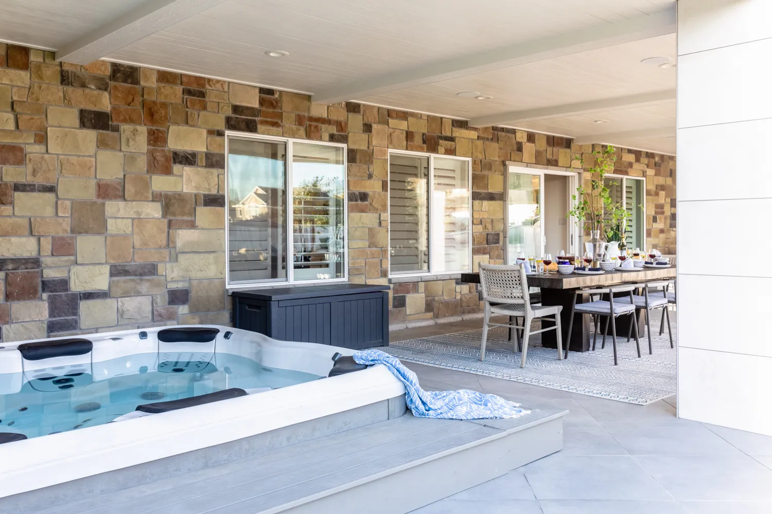 Backyard Paradise luxury pool and outdoor living design by Interior Concepts Design House