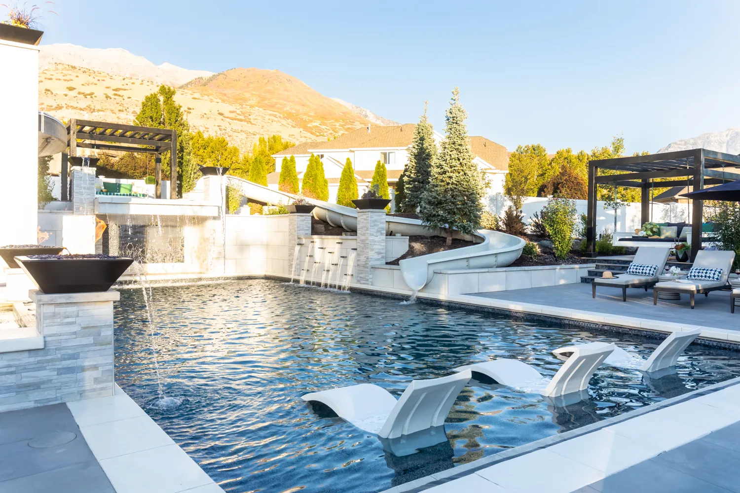 Backyard Paradise luxury pool and outdoor living design by Interior Concepts Design House