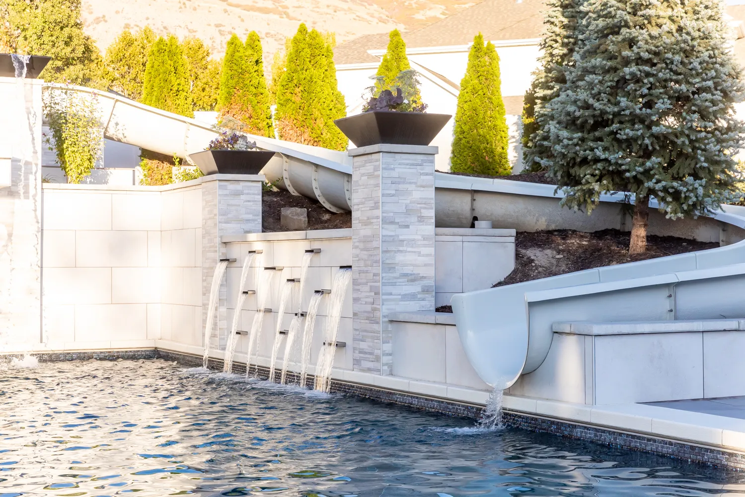 Backyard Paradise luxury pool and outdoor living design by Interior Concepts Design House