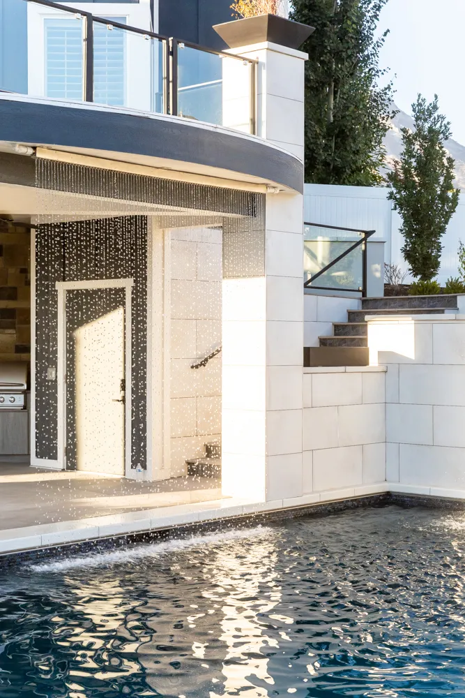Backyard Paradise luxury pool and outdoor living design by Interior Concepts Design House