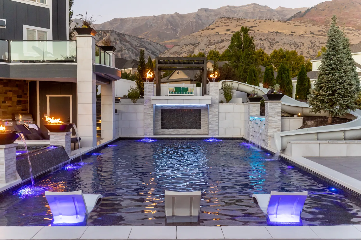 Backyard Paradise luxury pool and outdoor living design by Interior Concepts Design House
