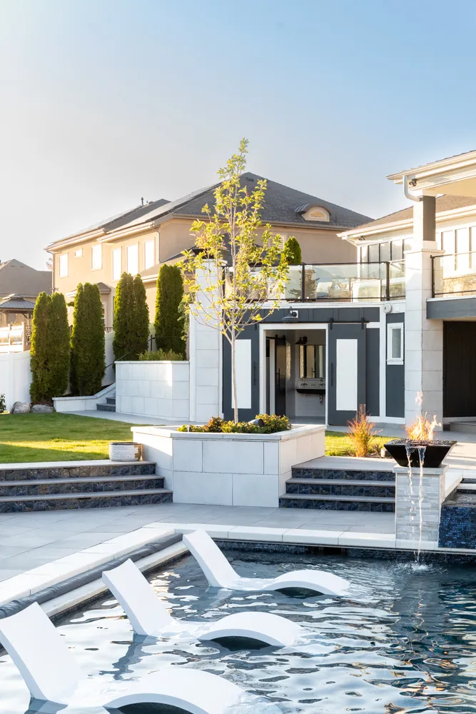 Backyard Paradise luxury pool and outdoor living design by Interior Concepts Design House