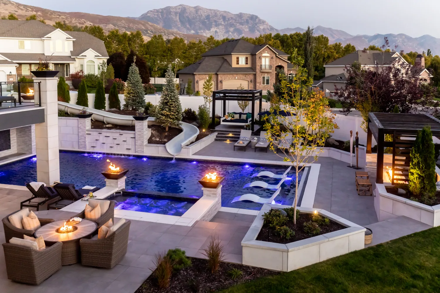 Backyard Paradise luxury pool and outdoor living design by Interior Concepts Design House