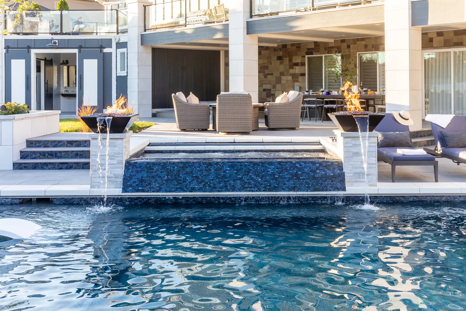 Backyard Paradise luxury pool and outdoor living design by Interior Concepts Design House