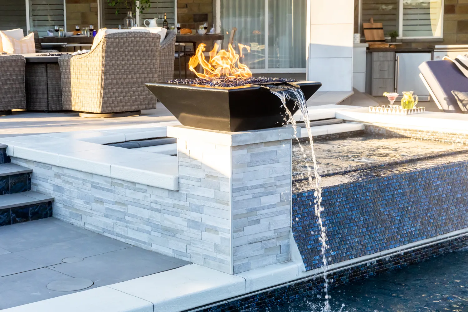 Backyard Paradise luxury pool and outdoor living design by Interior Concepts Design House