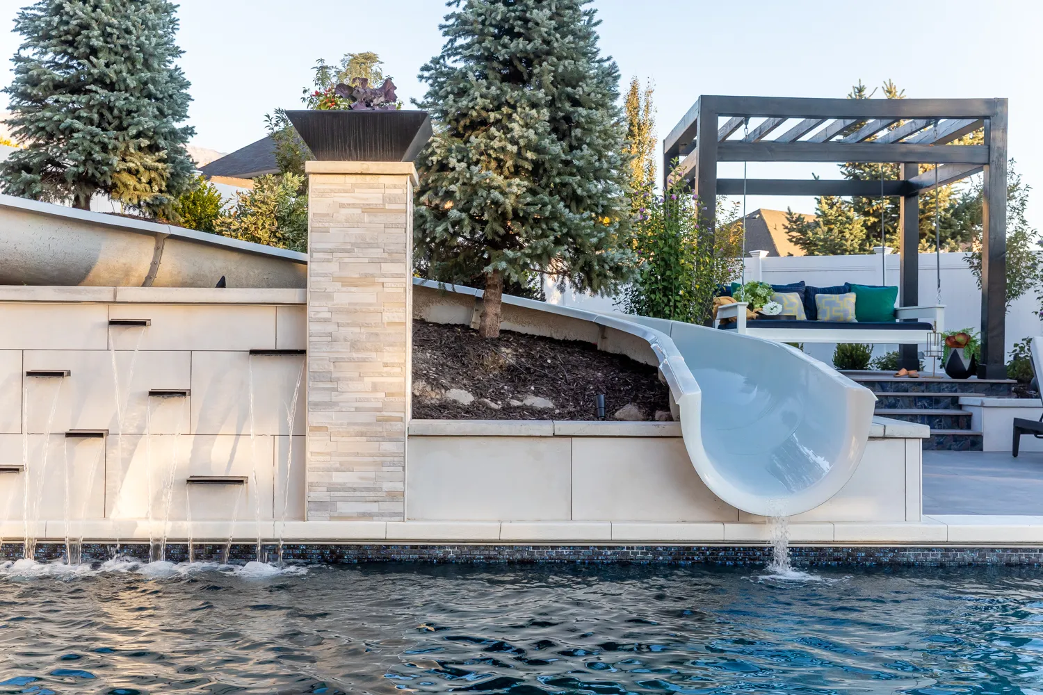 Backyard Paradise luxury pool and outdoor living design by Interior Concepts Design House