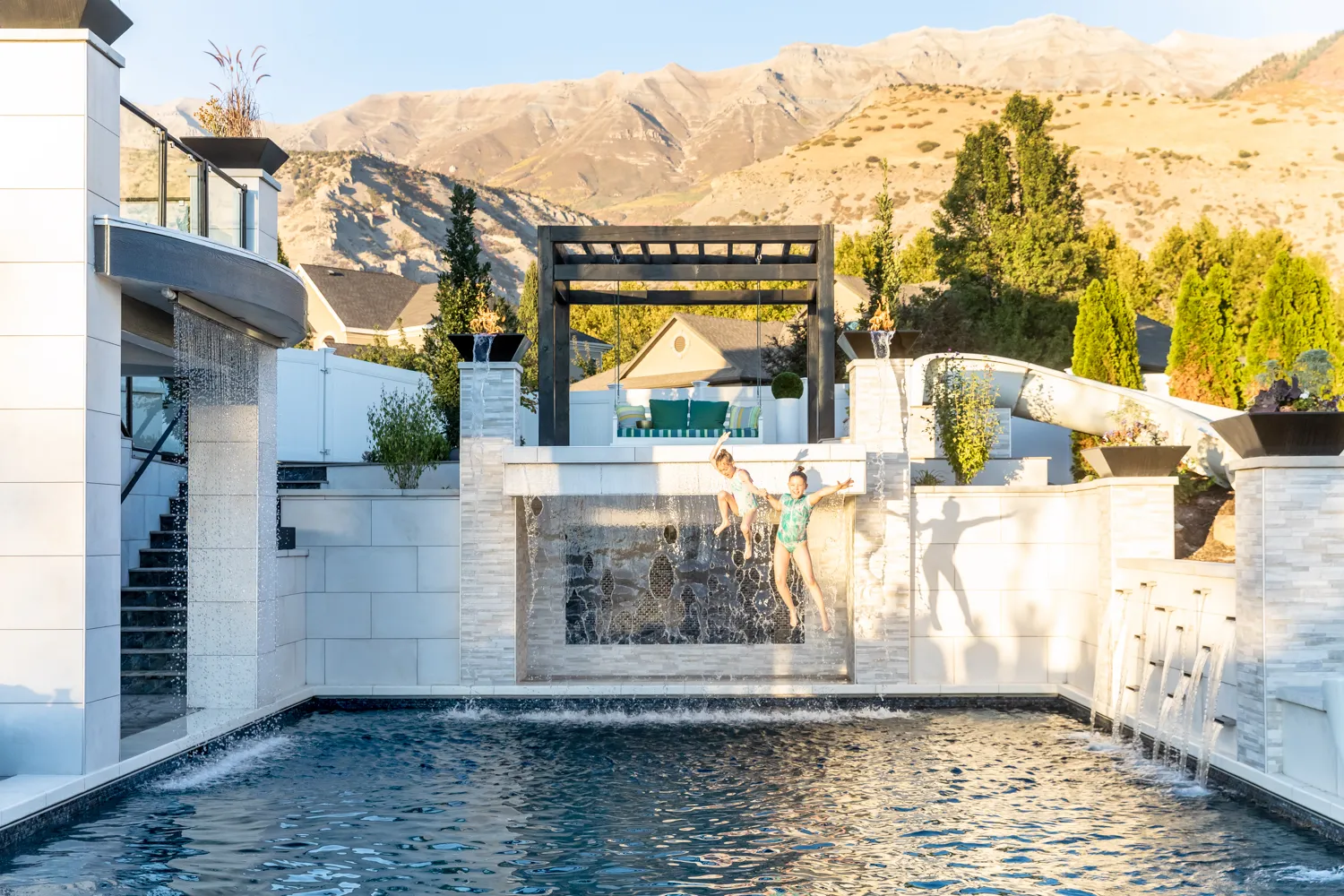Backyard Paradise luxury pool and outdoor living design by Interior Concepts Design House