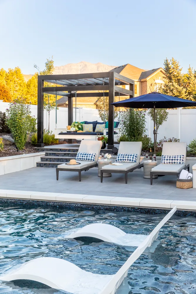 Backyard Paradise luxury pool and outdoor living design by Interior Concepts Design House