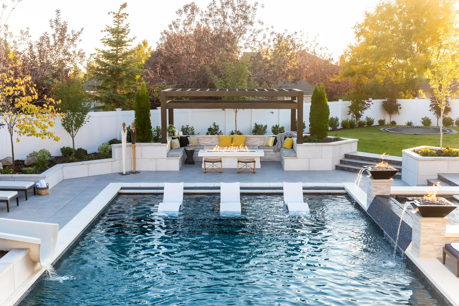 Backyard Paradise luxury pool and outdoor living design by Interior Concepts Design House