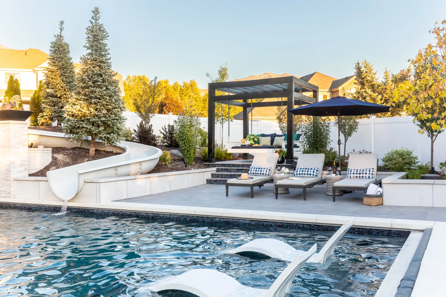 Backyard Paradise luxury pool and outdoor living design by Interior Concepts Design House