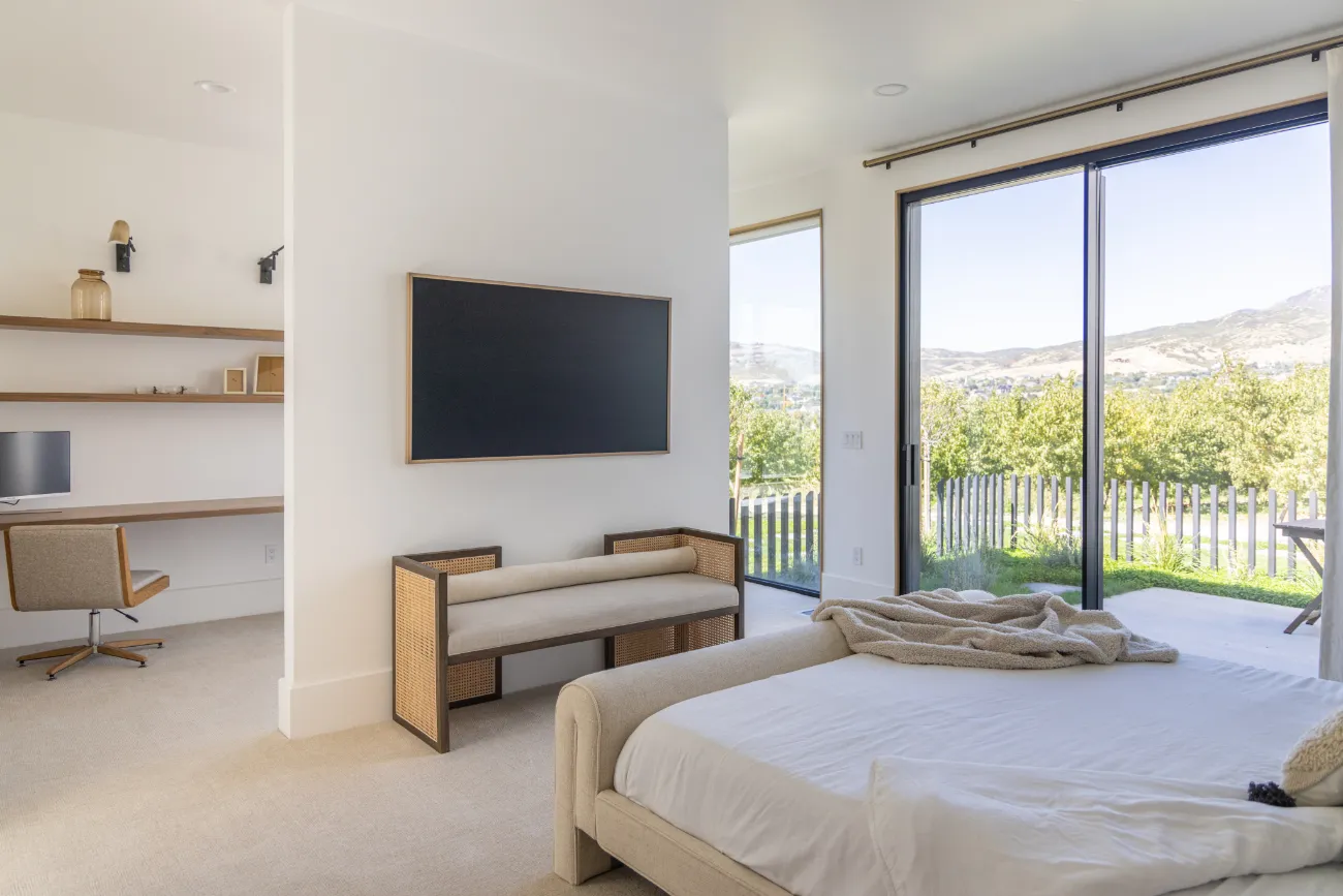 Jecco Farms upscale bedroom and interior styling by Interior Concepts Design House