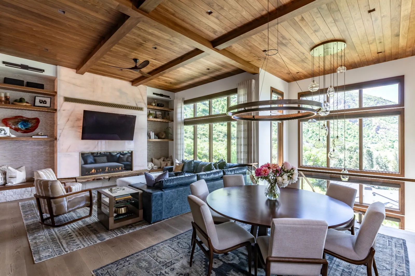 Hidden View luxury custom home interior design by Interior Concepts Design House