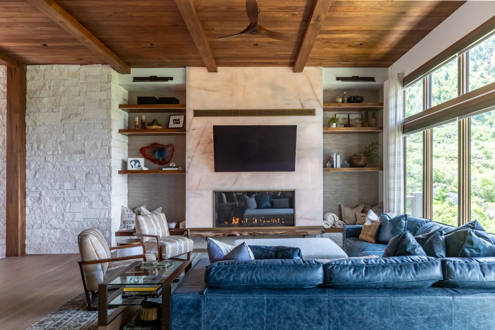 Hidden View luxury custom home interior design by Interior Concepts Design House