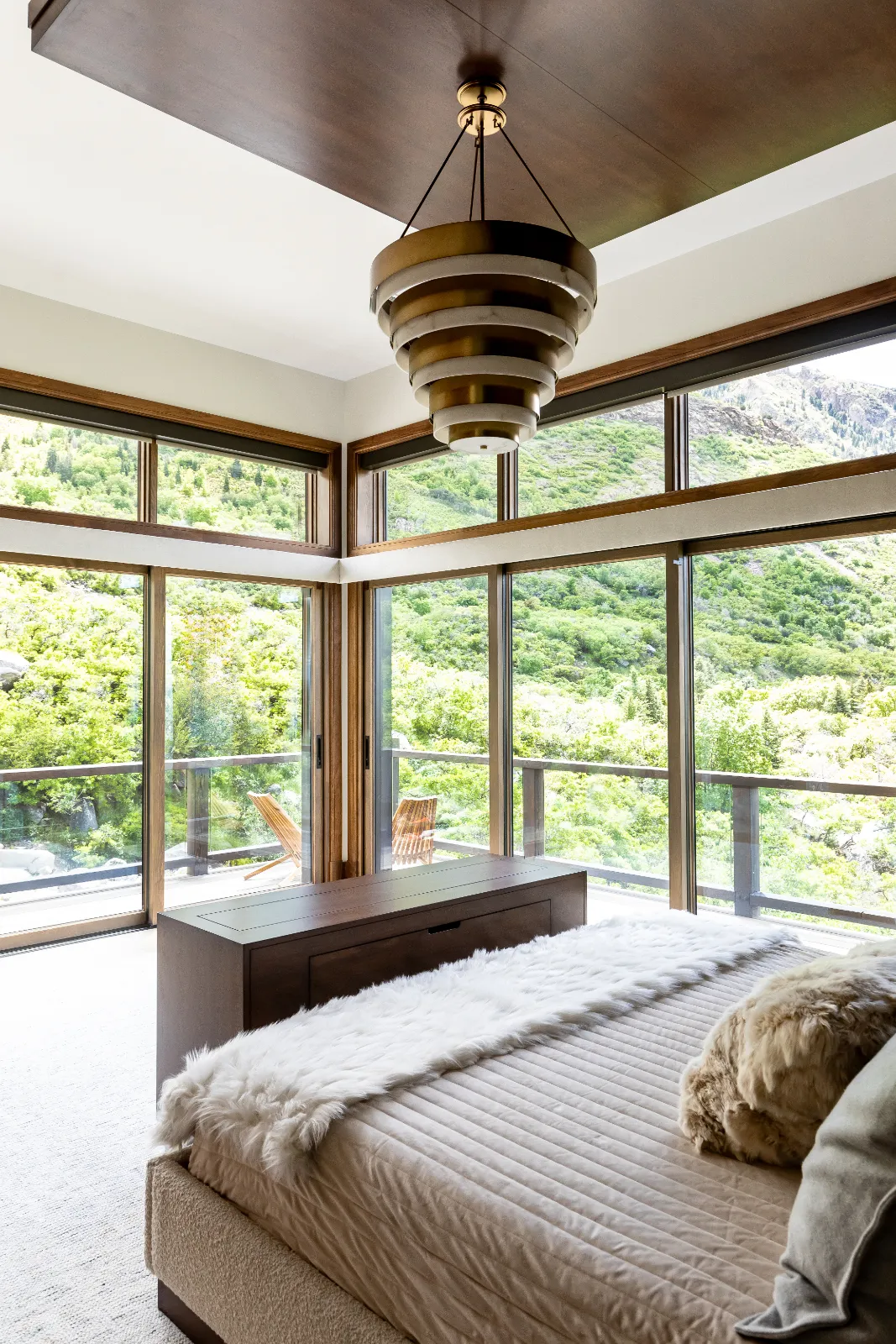Hidden View luxury master bedroom by Interior Concepts Design House