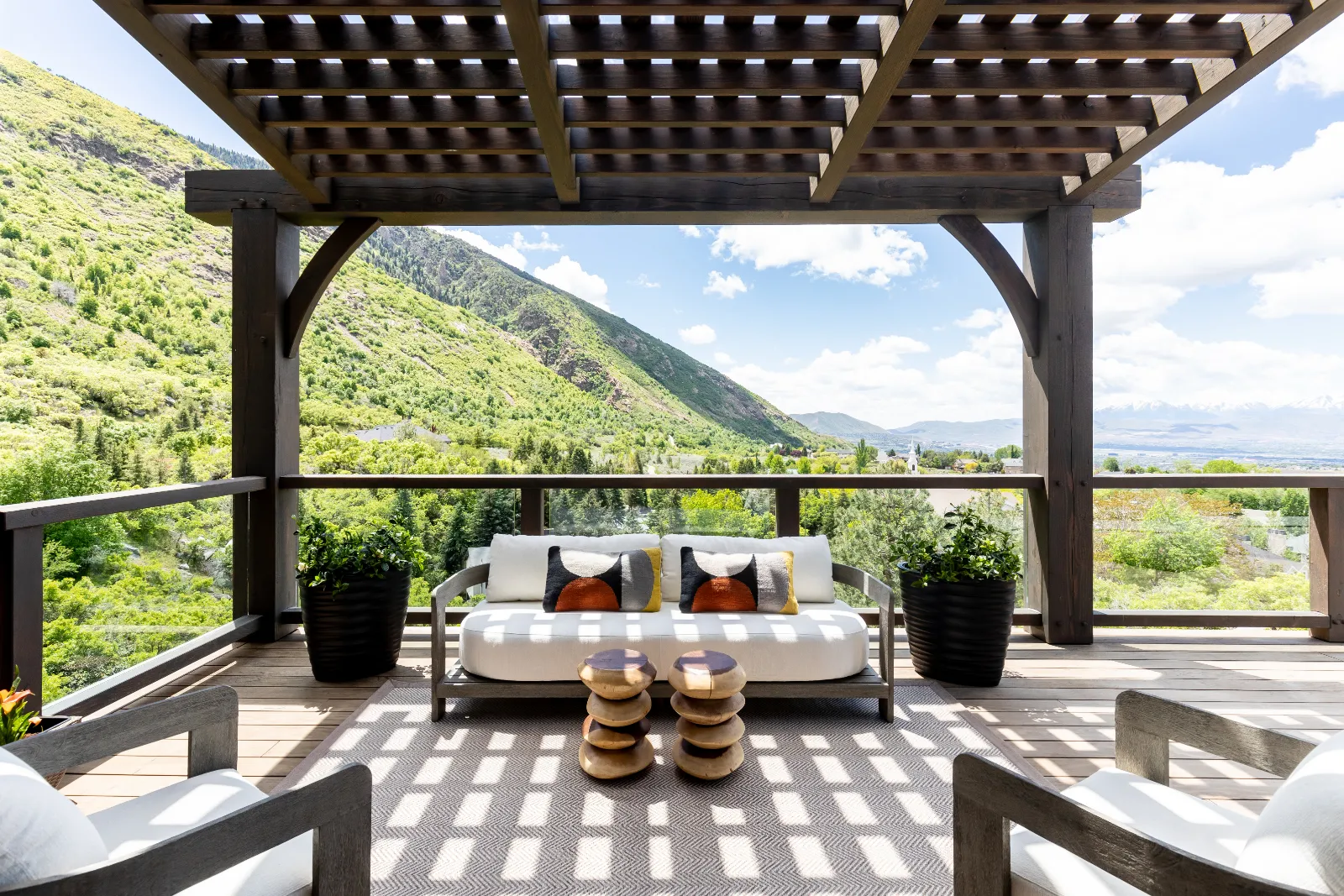 Hidden View custom home living area design by Interior Concepts Design House