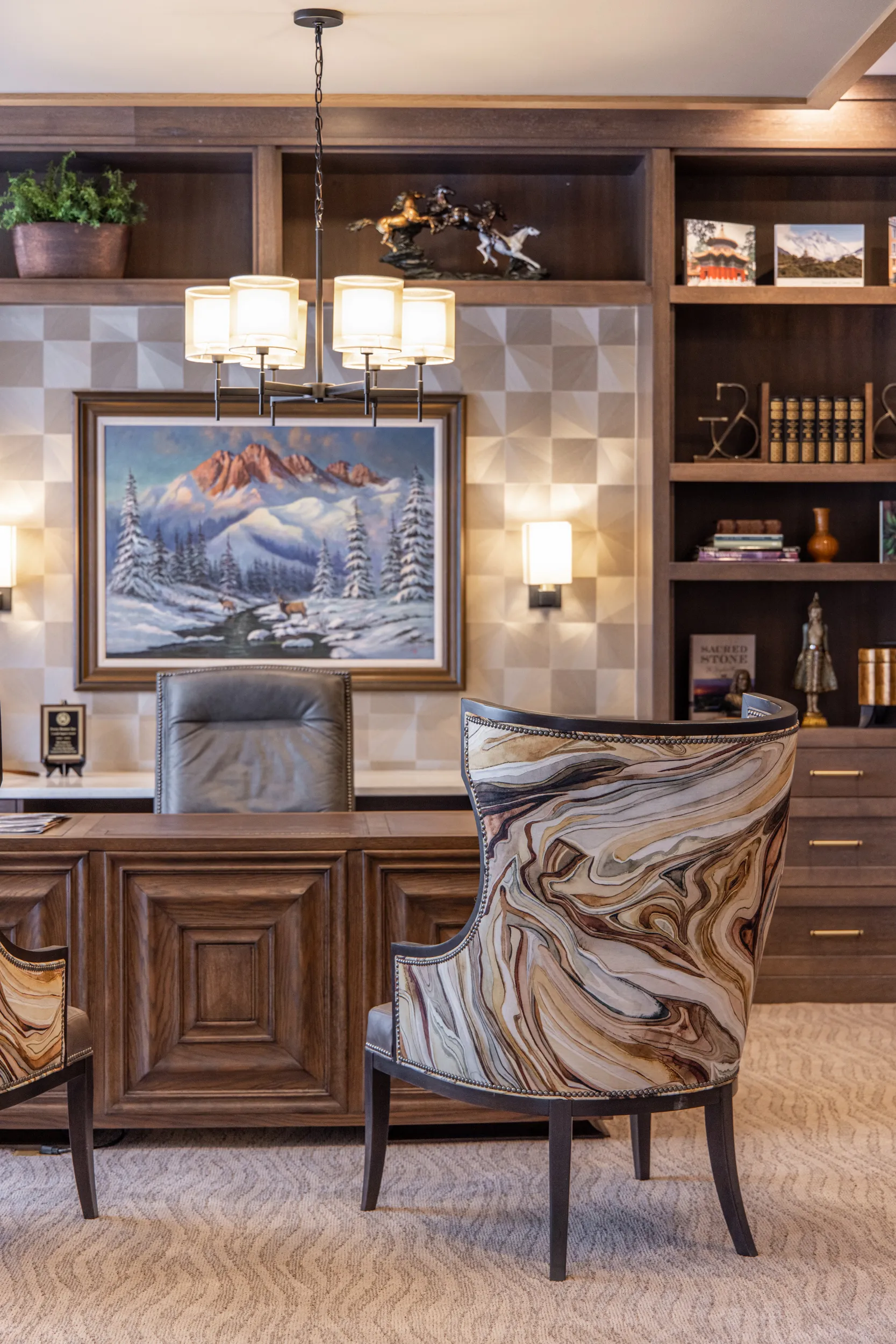 Mountain View luxury custom home interior design by Interior Concepts Design House