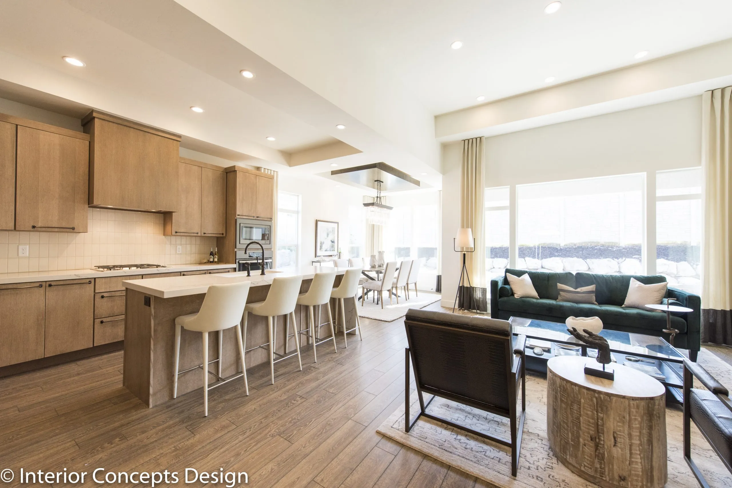 Sequoia luxury custom home interior design by Interior Concepts Design House