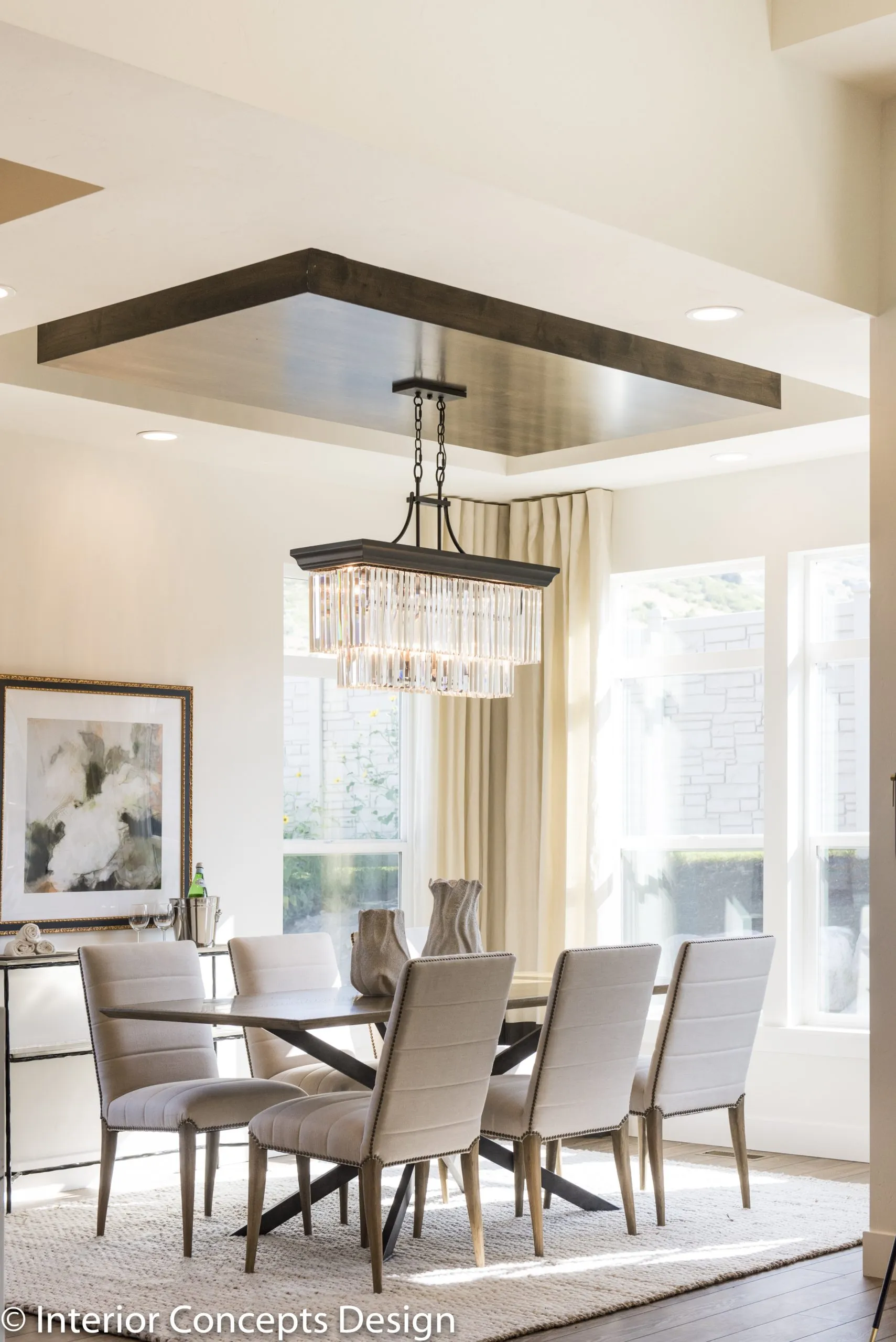 Sequoia luxury custom home interior design by Interior Concepts Design House