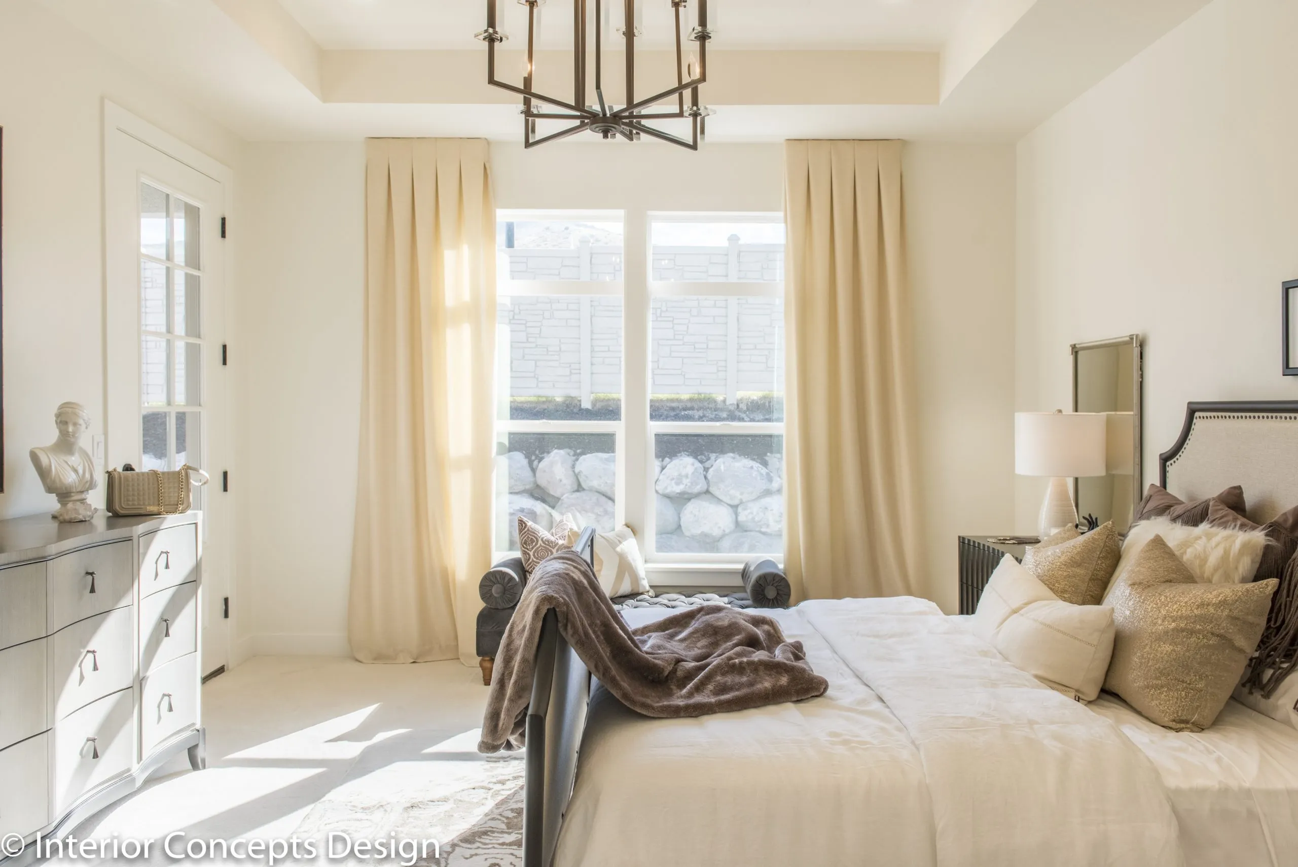 Sequoia luxury custom home interior design by Interior Concepts Design House