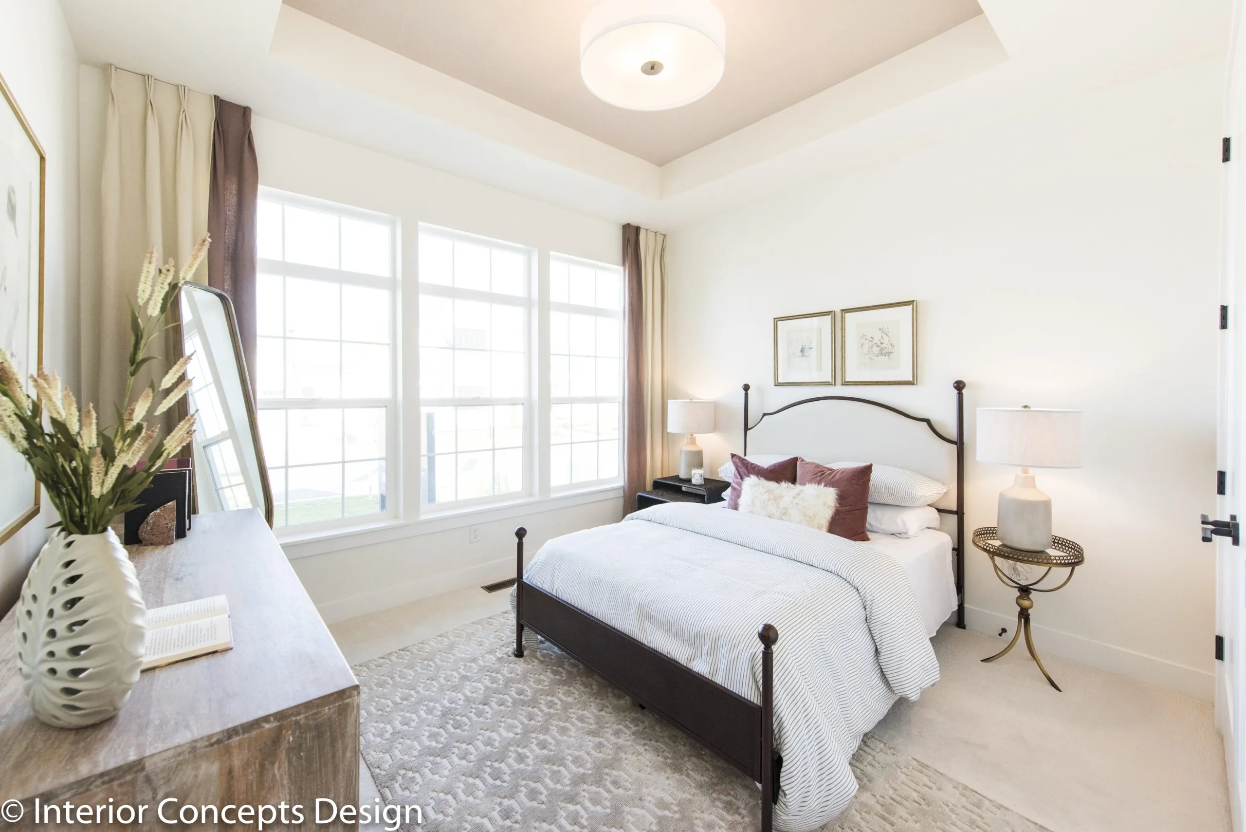 Sequoia luxury custom home interior design by Interior Concepts Design House