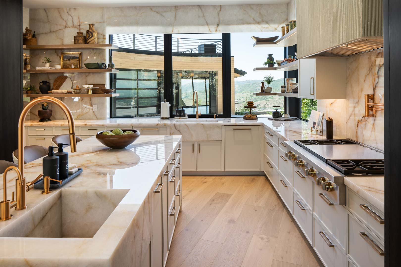 Evergreen Summit interior design details and finishes