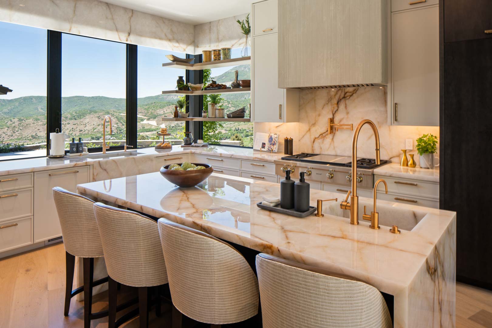 Evergreen Summit luxury interior styling and decor