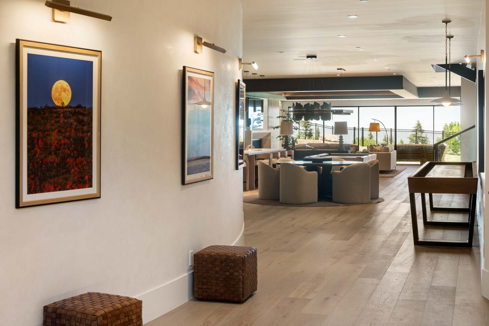 Evergreen Summit modern mountain home interior styling