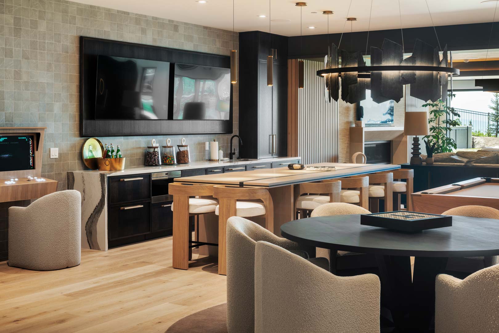 Evergreen Summit custom home staircase and design