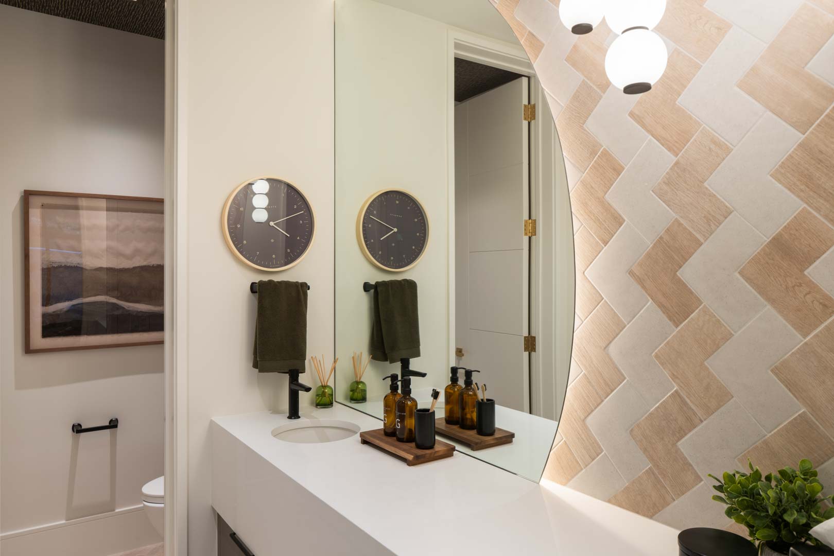 Evergreen Summit custom home living space design